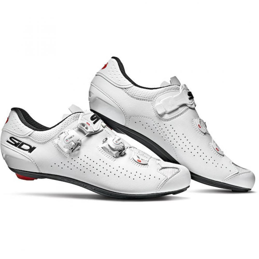 Sidi ROAD Genius 10 Woman white/white 36 Weiß/weiß - moderner Damen-Rennradschuh mit Carbonsohle