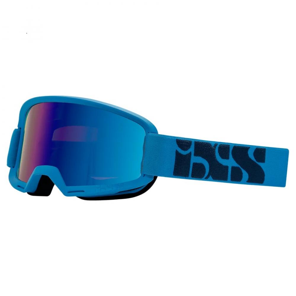 IXS Sports Division iXS Hack Goggle Mirror unis Racing Blue - weites Sichtfeld & hoher Komfort