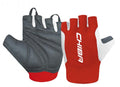 Chiba Handschuhe Mistral kurz Gr. M / 8, schwarz/rot