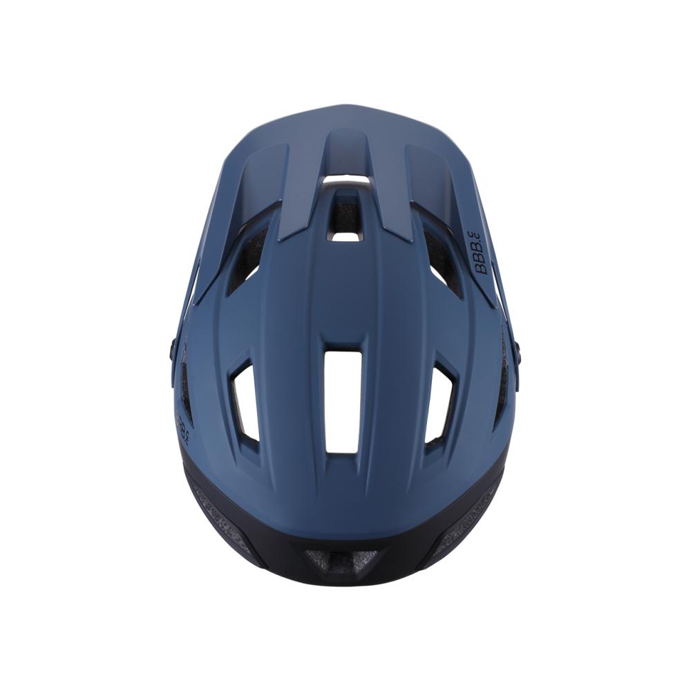 BBB Cycling BBB Helm Shore L (59-62cm) matt blau - sicherer MTB-Helm für Trail & Enduro
