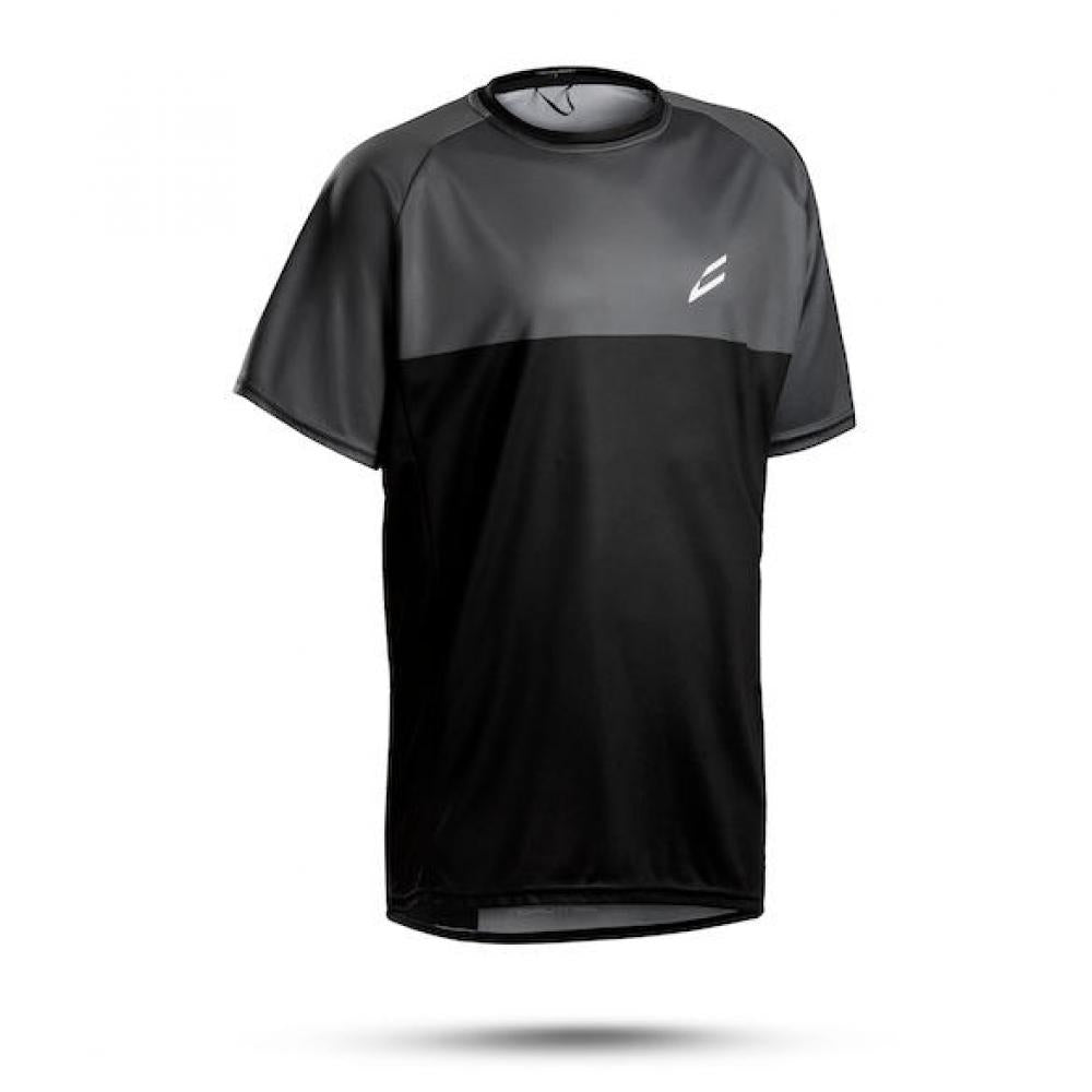 TRIKOT MTB kurz L Schwarz - leichtes, atmungsaktives MTB-Freeride-Trikot