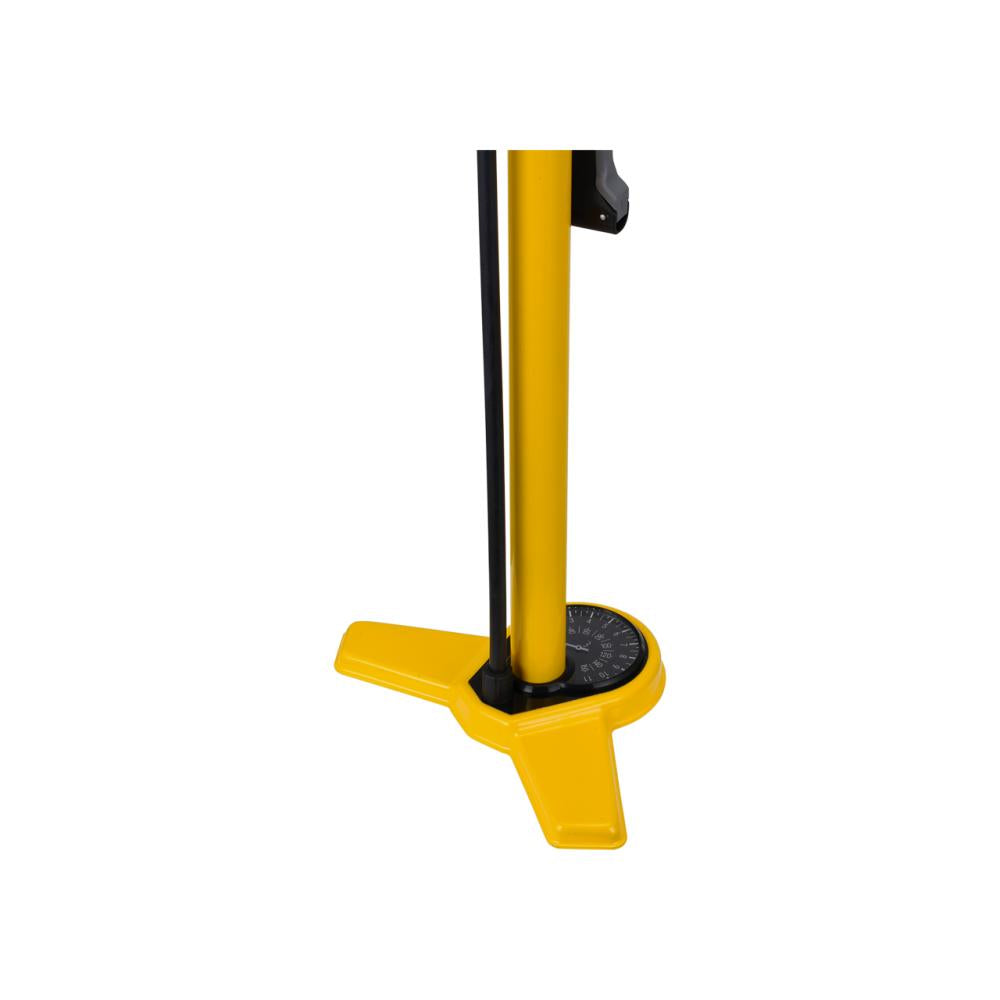 BBB Cycling BBB Standpumpe AirSteel gelb Einheitsgröße gelb - stabile Hochdruck Standpumpe