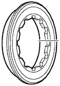 SHIMANO Distanzring CS-HG50 2,56 mm - 2,, 56 mm