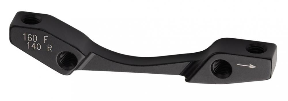 Avid Disc Bremsadapter, schwarz, für 160mm vorne und 140mm hinten.