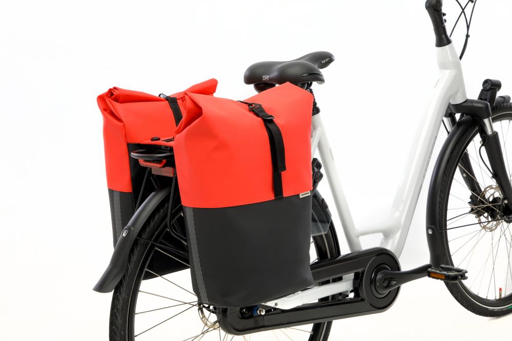 New Looxs Tasche Nyborg Double MIK Red/Black 2x 18-23 L Red - vielseitige Doppelpacktasche