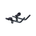 Schwarzer aerodynamischer BBB AeroMAX Triathlon-Aufsatz 31.8mm für Rennräder.