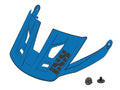 IXS Sports Division iXS Visor + Pins Trigger AM S/M fluor blue - Ersatzvisier für optimalen Schutz