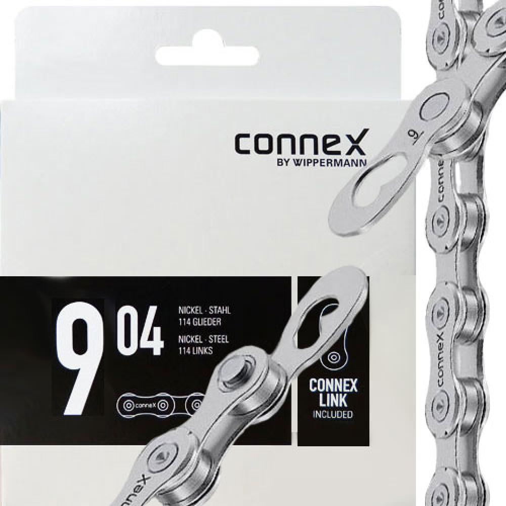 Connex Wippermann Kette 904 1/2\" x 11/128\" 114 Glieder 6,6mm 9-fach