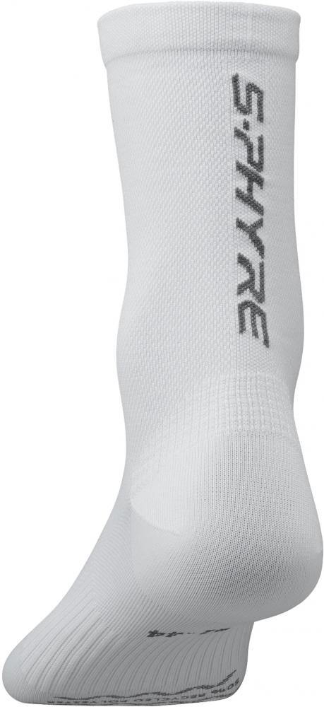 SHIMANO S-PHYRE FLASH SOCKS WHITE S - aerodynamische Radsocken für Höchstgeschwindigkeit