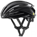 uvex surge aero MIPS Rennradhelm, black matt, 53-56cm, mit Aero-Cover, MIPS Air Node, Top-Belüftung, Brillengarage, entwickelt mit Intermarché-Wanty Team