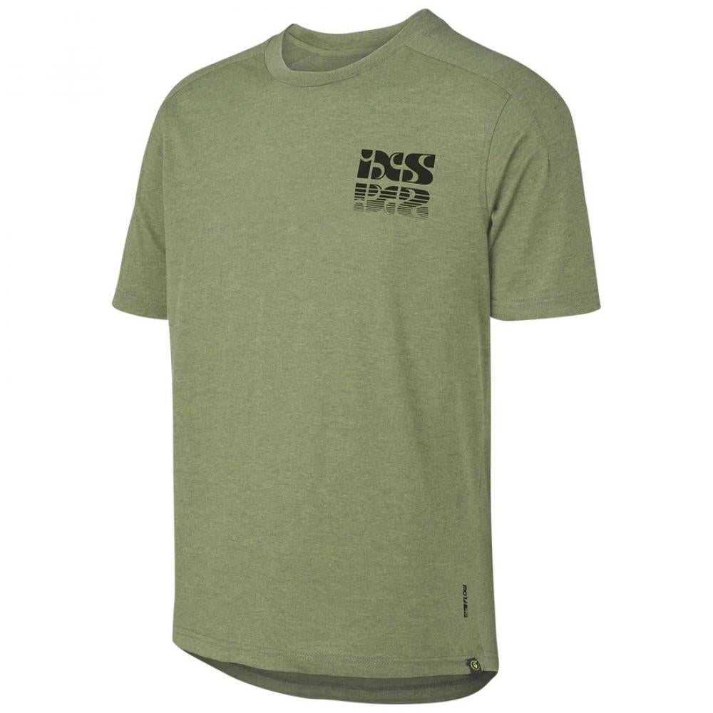 IXS Sports Division iXS Flow Mirror Tech Tee S olive - funktionelles Bike-Shirt im Casual Look