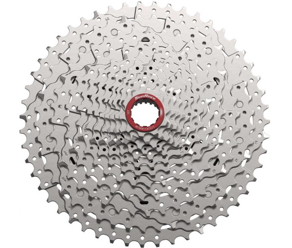 SunRace CSMZ930 Kassette 12-fach 10-51 Zähne Silber - Microspline kompatibel