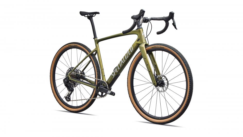 Specialized Diverge Comp Gravel Bike 54cm - Laurel Green Metallic/Gold Pearl - Gravelbike