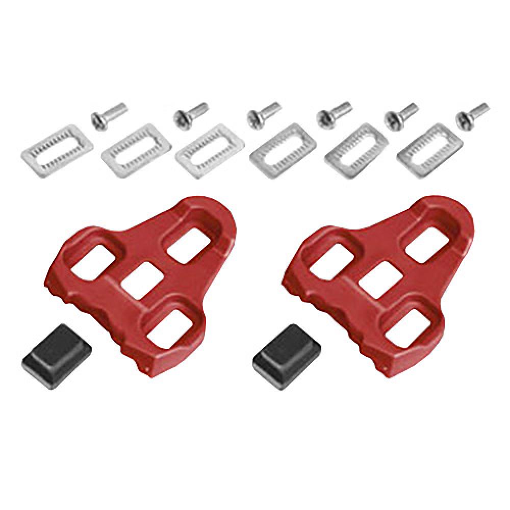 Cleats für LOOK Keo Pedal, rot, 9,0 °