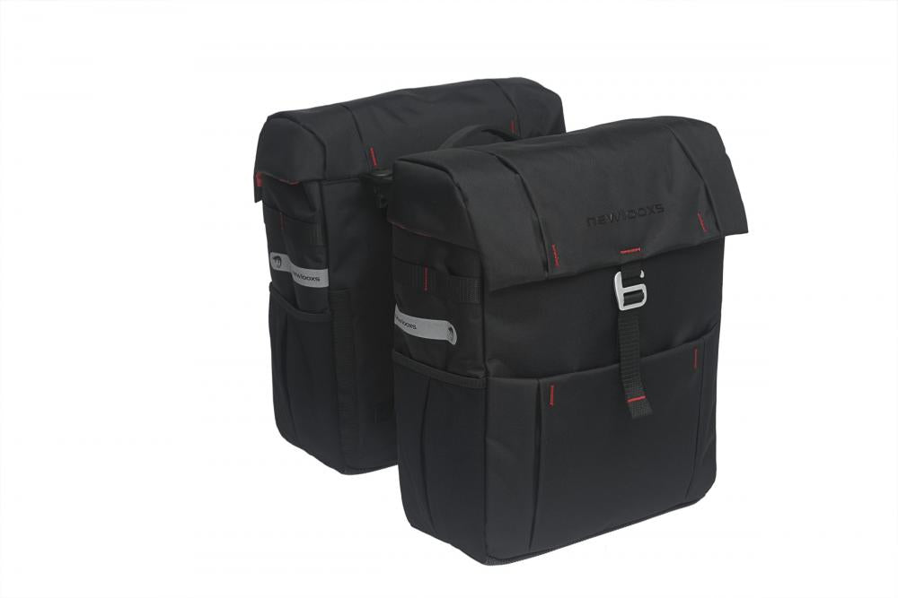 New Looxs Doppeltasche Vigo Double schwarz 40x31x15 cm 37l