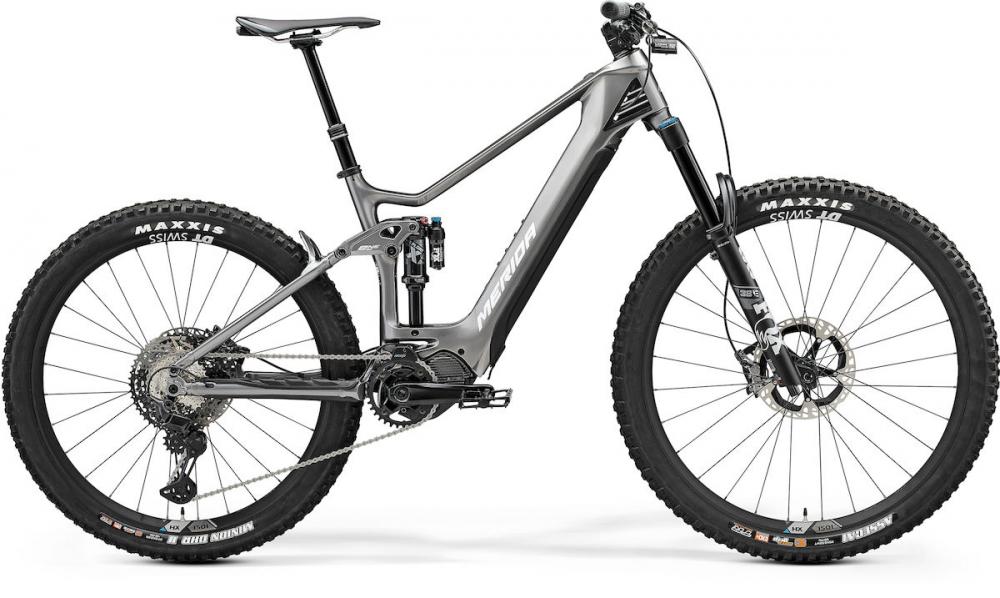 Merida eONE-SIXTY 9000 EP2 gunmetal-grau/titan M (44) - leistungsstarkes E-MTB in moderner Ausführung