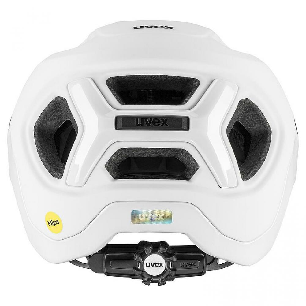 uvex react MIPS Fahrradhelm white matt 59-61cm, mit MIPS-Schutzsystem für Rotationsaufprallschutz, 14 Lüftungen, 3D IAS Größenanpassung, EN 1078 zertifiziert