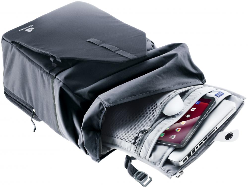 Deuter Xberg 25 Fahrradrucksack 25-30L Black - 2in1 Rucksack-Tasche