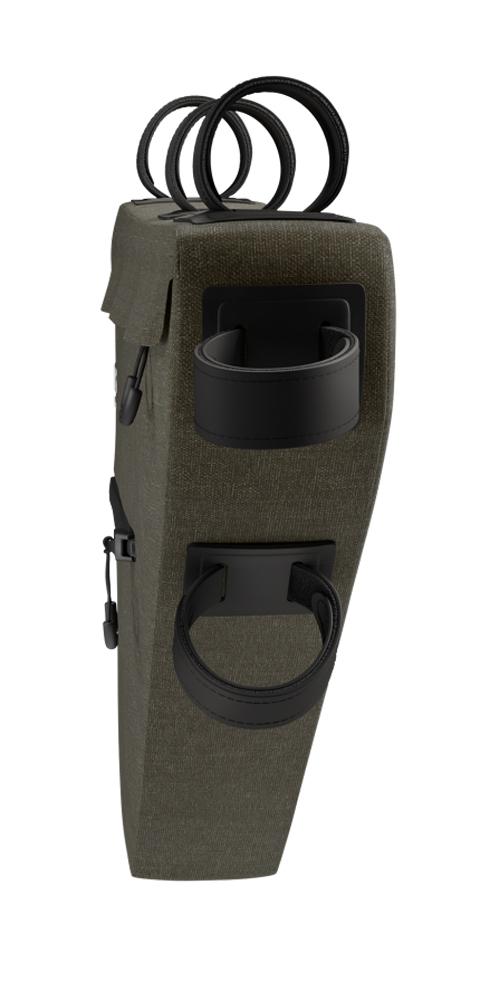 BROOKS Scape Full Frame Bag Mud Green - wasserdichte Rahmentasche 5,5 Liter aus 600D Polyester mit Hypalon-Details - 390 g leicht, 480x60x290 mm