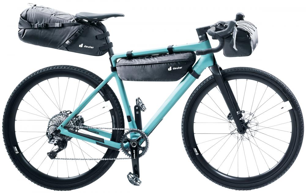 Deuter Mondego FB 6 Rahmentasche L Schwarz - Leichte Bikepacking-Tasche 6L