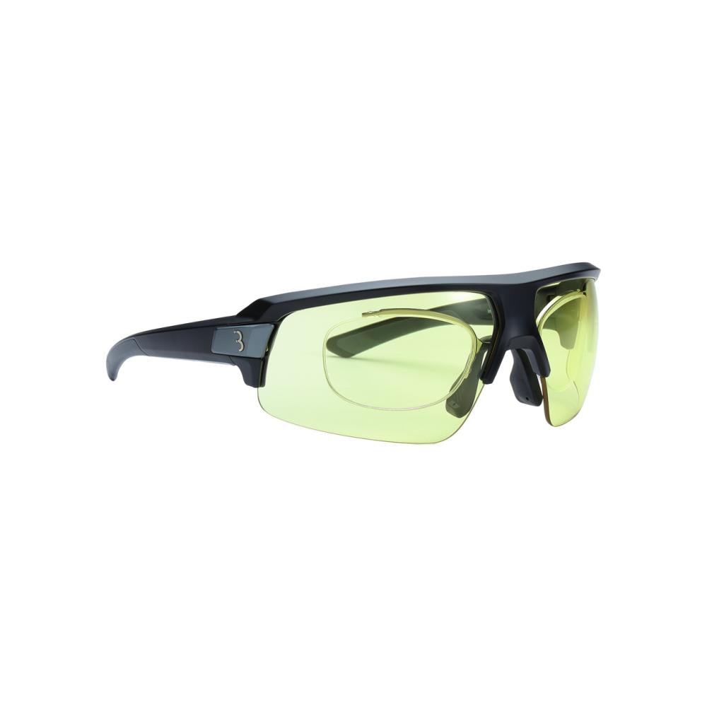 BBB Cycling BBB Sportbrille Impulse Optic schwarz Einheitsgröße schwarz - klare Sicht für Brillenträger