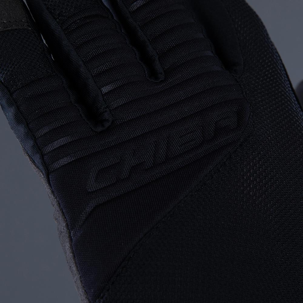 CHIBA Blade - Radhandschuhe kurz, schwarz/schwarz, S, atmungsaktiv mit Touchfinger