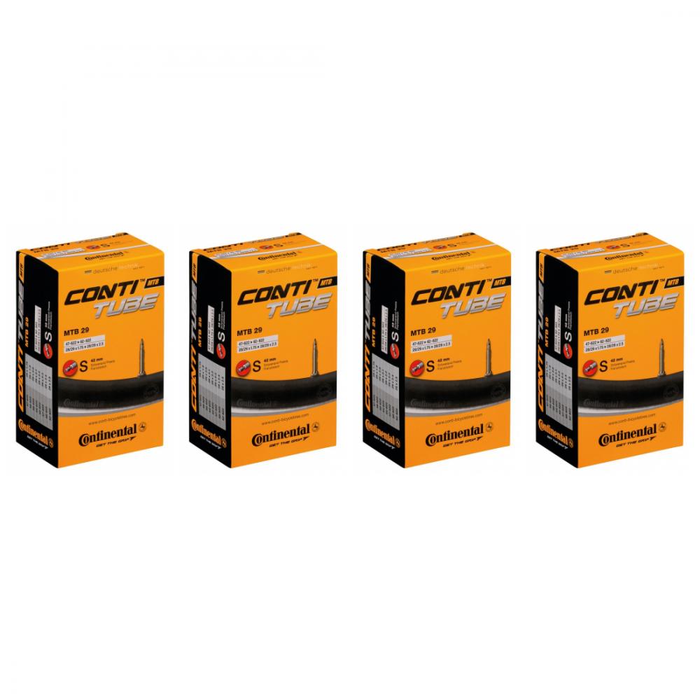 4x Continental Conti MTB Fahrradschlauch 29 Zoll 28/29x1.75/2.50