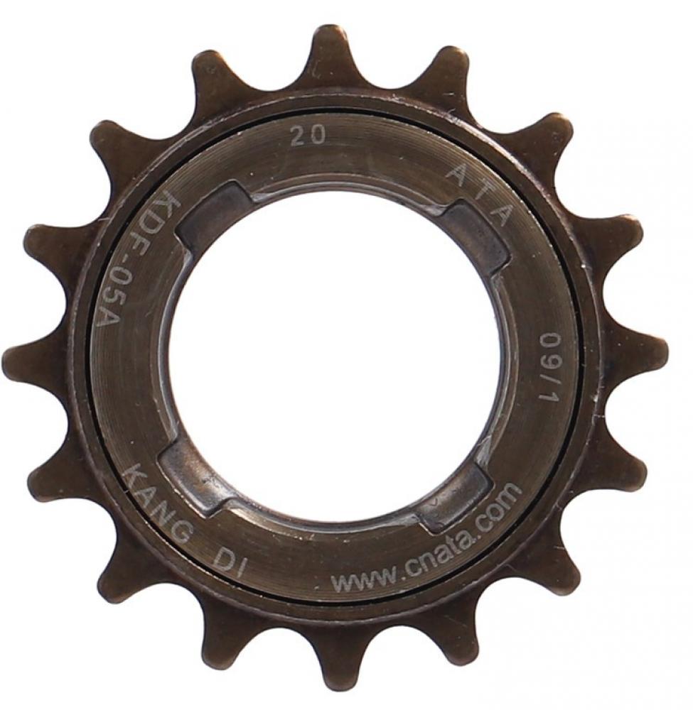 XLC Freilauf Single Speed 16 Zähne 1/8 Zoll, schwarz. Fahrradritzel.