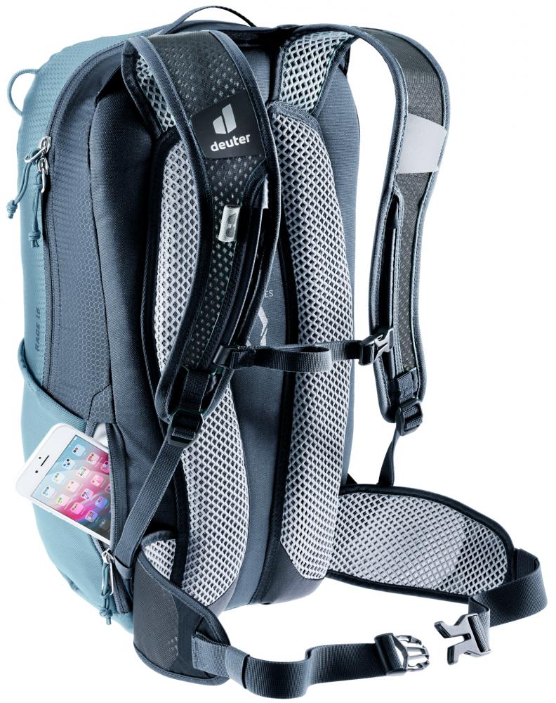 Deuter Race 16 Fahrradrucksack 16 Liter Beige - Leichter Rucksack mit Airstripes