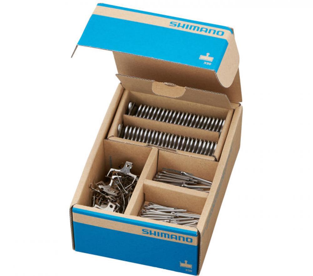 SHIMANO 50 Paar Werkstattpackung Scheibenbremsbelag G05A-RX Resin Aluträger - Scheibenbremsbelag