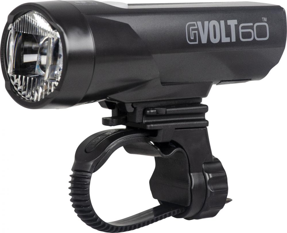 CATEYE Frontlicht GVolt 60 - HL-EL550GN 60 - starkes, USB-aufladbares Fahrradlicht