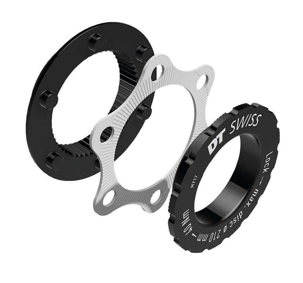 DT Swiss Adapter Centerlock auf 6-Loch - 44g Aluminium für Rennrad & Gravel