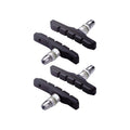 BBB Cycling BBB Bremsschuhe VeeStop schwarz Standardgröße schwarz - starke V-Brake-Bremsleistung