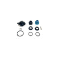 Manitou Verstellknopf Set Mezzer Comp Druck-/Zugstufe/Kappe 35 mm Schwarz/blau - präzise Fahrwerksabstimmung