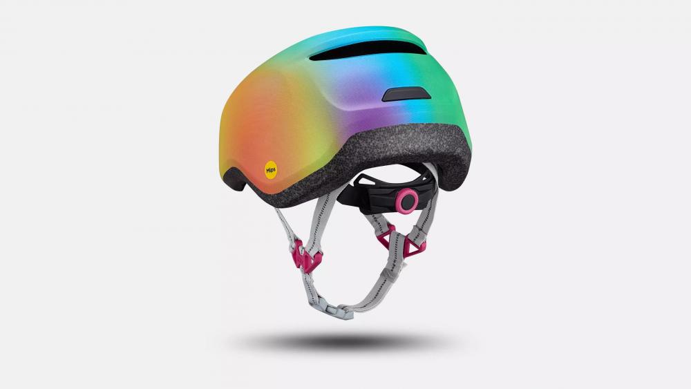 MIO 2 HLMT CE RAINBOW TDLR - Kinderhelm mit Regenbogen-Design