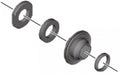 SHIMANO Achsmutter Links WH-RX31-F - für WH-RX31 Vorderrad, Rennrad/Cross