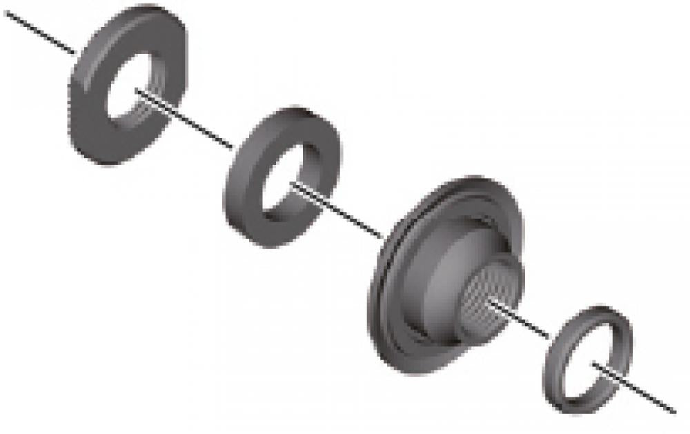 SHIMANO Achsmutter Links WH-RX31-F - für WH-RX31 Vorderrad, Rennrad/Cross