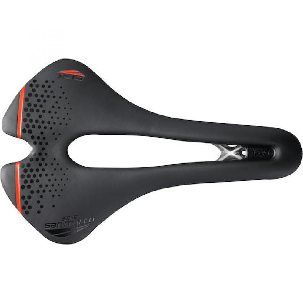 Selle San Marco Sattel Aspide Short Carbon FX 155 x 250 mm Schwarz - leichter Rennradsattel