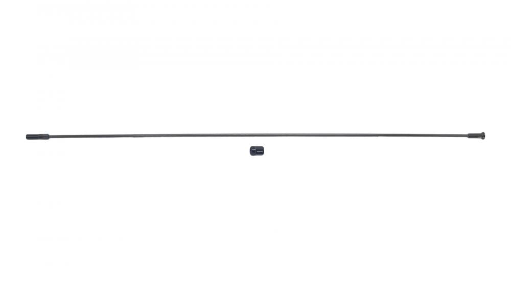 VONOA SPK VONOA - ROUND CARBON SPOKE 306MM STRAIGHT-PULL 3.5X2.2MM W/ INTERNAL 5.5MM HEX HEAD ALLOY NIPPLE (TFT-A1) - Speichen