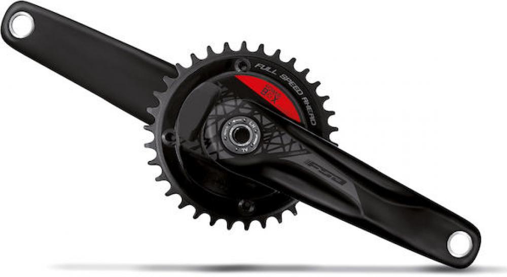 FSA Leistungsmesskurbel Powerbox MTB Carbon 1x 170 mm Schwarz - präzise MTB-Leistungsmessung