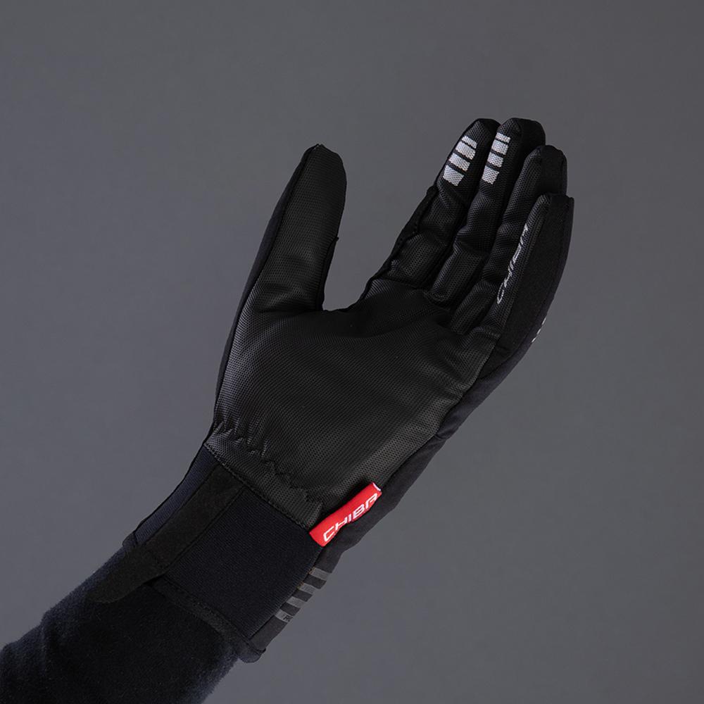 CHIBA 2nd Skin Light - wasserdichte Radhandschuhe, schwarz, Größe 11