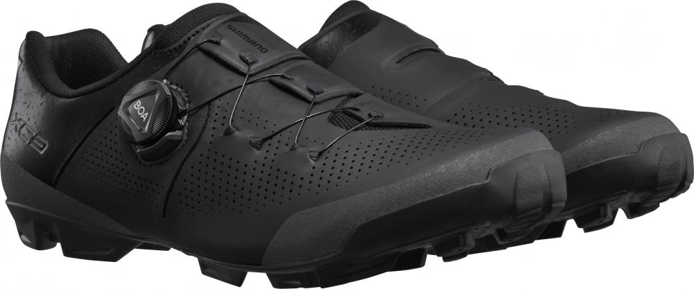 SHIMANO Fahrradschuhe XC302 Herren/Damen MTB SPD Fahrradschuhe 44 Schwarz