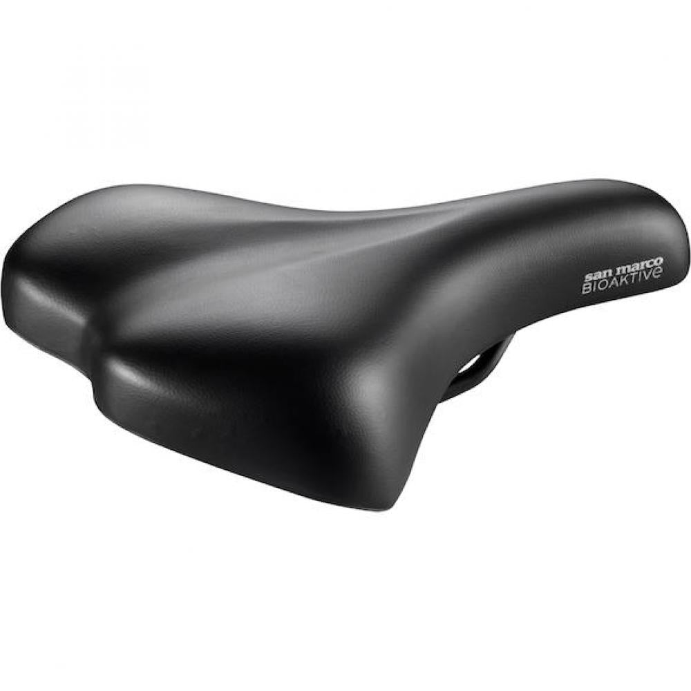 Selle San Marco Sattel Sportive 170 x 250 mm Schwarz - komfortabler City- & Trekking-Sattel