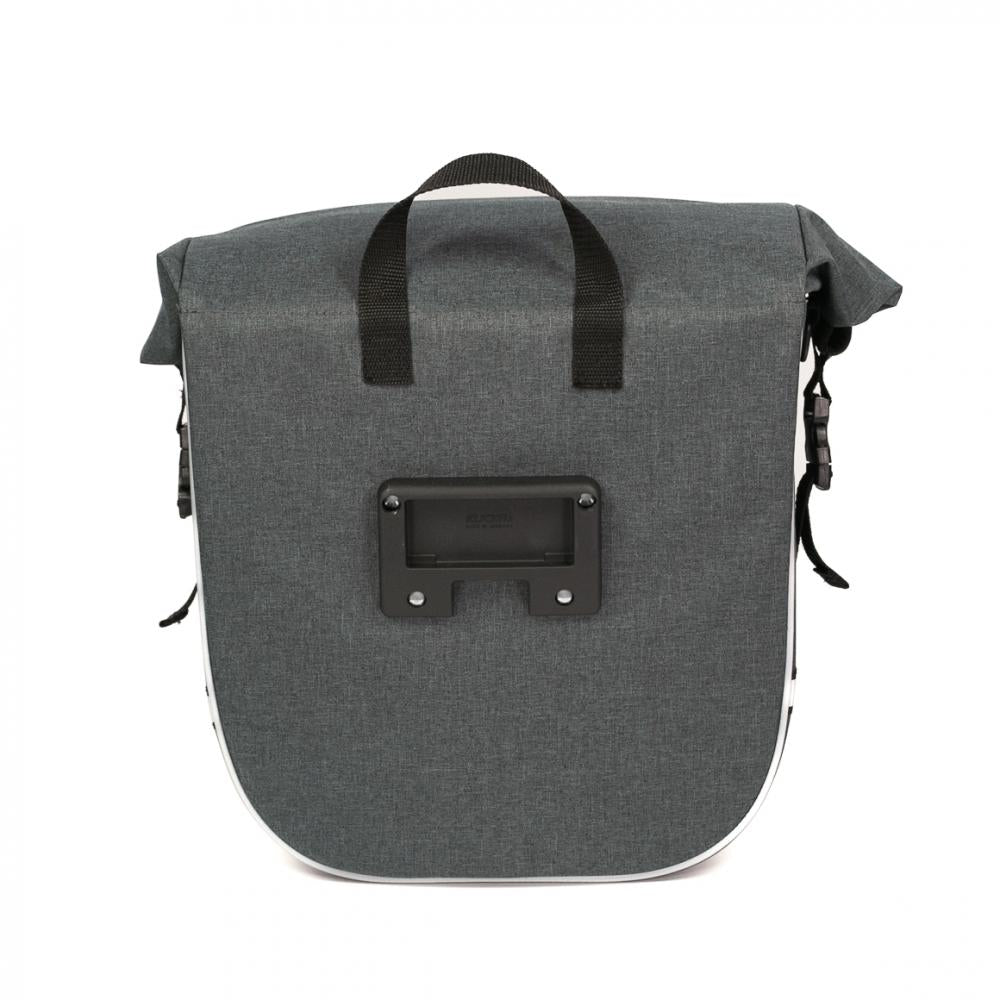 Haberland Frontträger-Tasche eMotion anthrazit/reflex - stabile Fronttasche für KLICKfix