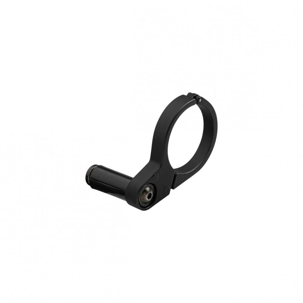 Schwarze Axa Lenkerhalterung für Fahrradscheinwerfer, passend für Lenker Ø 25-25.4 mm.