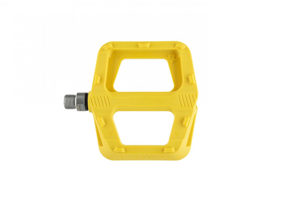 Race Face Ride Plattform-Pedal, yellow - robuster Grip für Trail & All-Mountain