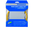 SHIMANO Schaltzug-Set Road OPTISLICK Schaltzug - Road-Bowdenzüge für Rennrad, Gelb