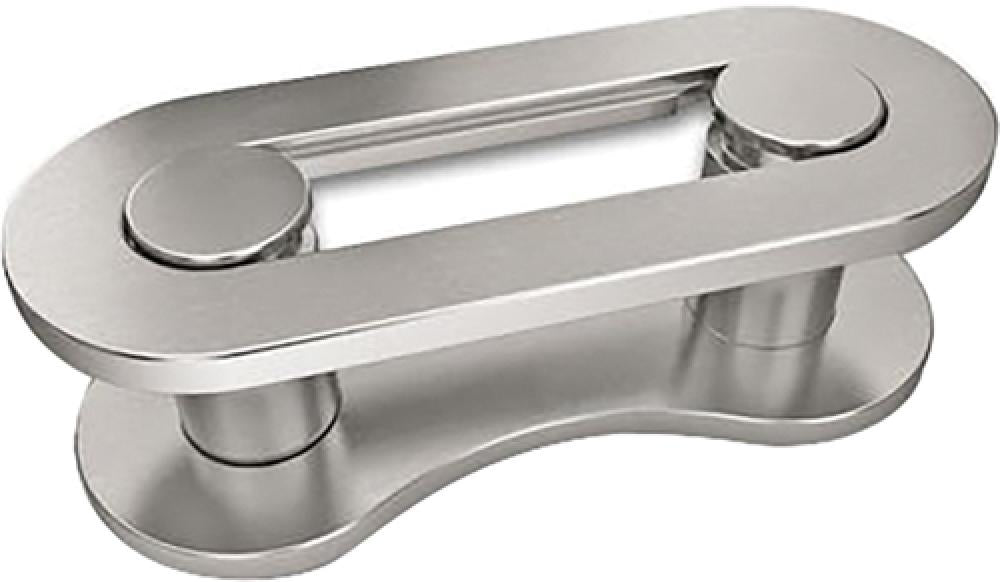 Connex Kettenschloss Snap-On 700 für 5/6/7-fach Ketten, 7,8mm Breite, 1/2\"x3/32\", werkzeugfreie Montage, grau, 1 Stück