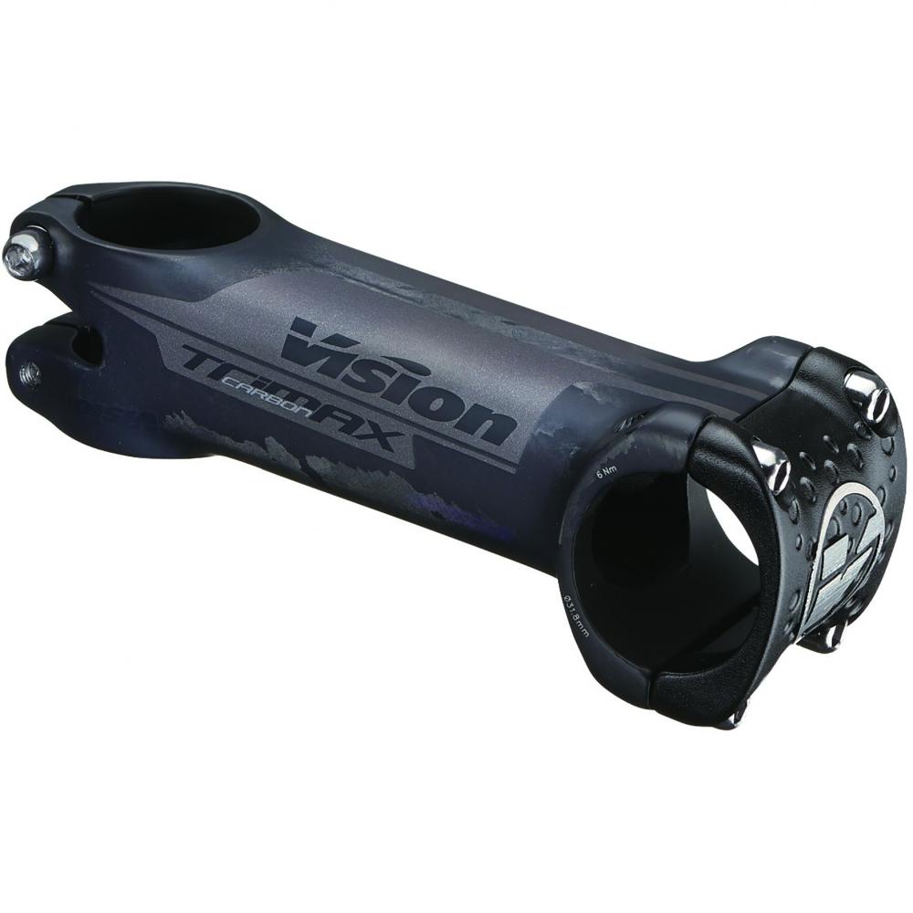 Vision Trimax Carbon -6° Vorbau 31,8 x 130 mm Schwarz - Ultraleichter Rennrad-Vorbau