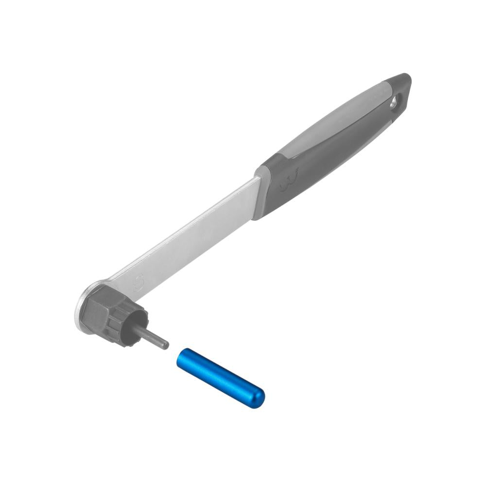 BBB Cycling Adapter für Sicherungsring-Entferner Guide Pin 12mm blau - präziser 12mm Kassettenadapter